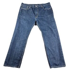 Levi's 505 Men's Jeans W42 L30 Dark Wash Straight Leg Denim
